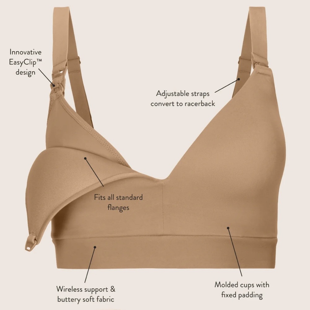 Minimalist Hands-Free Pumping Bra Kindred Bravely